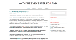 Desktop Screenshot of anthoneeyecenter.com